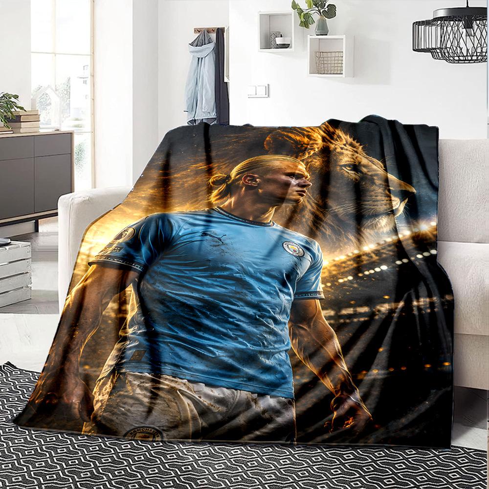 Football Celebration Moment Blanket Ultra-Soft Suitable for Bedding Bed Picnics for All Occasions Modern Perfect Gift for Relatives and Friends
