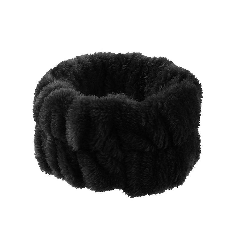 Headband Wrist Strap Set Women'S Face Washing Cuffs Wet Wrist Strap Absorbent Plush Quick Drying Headband