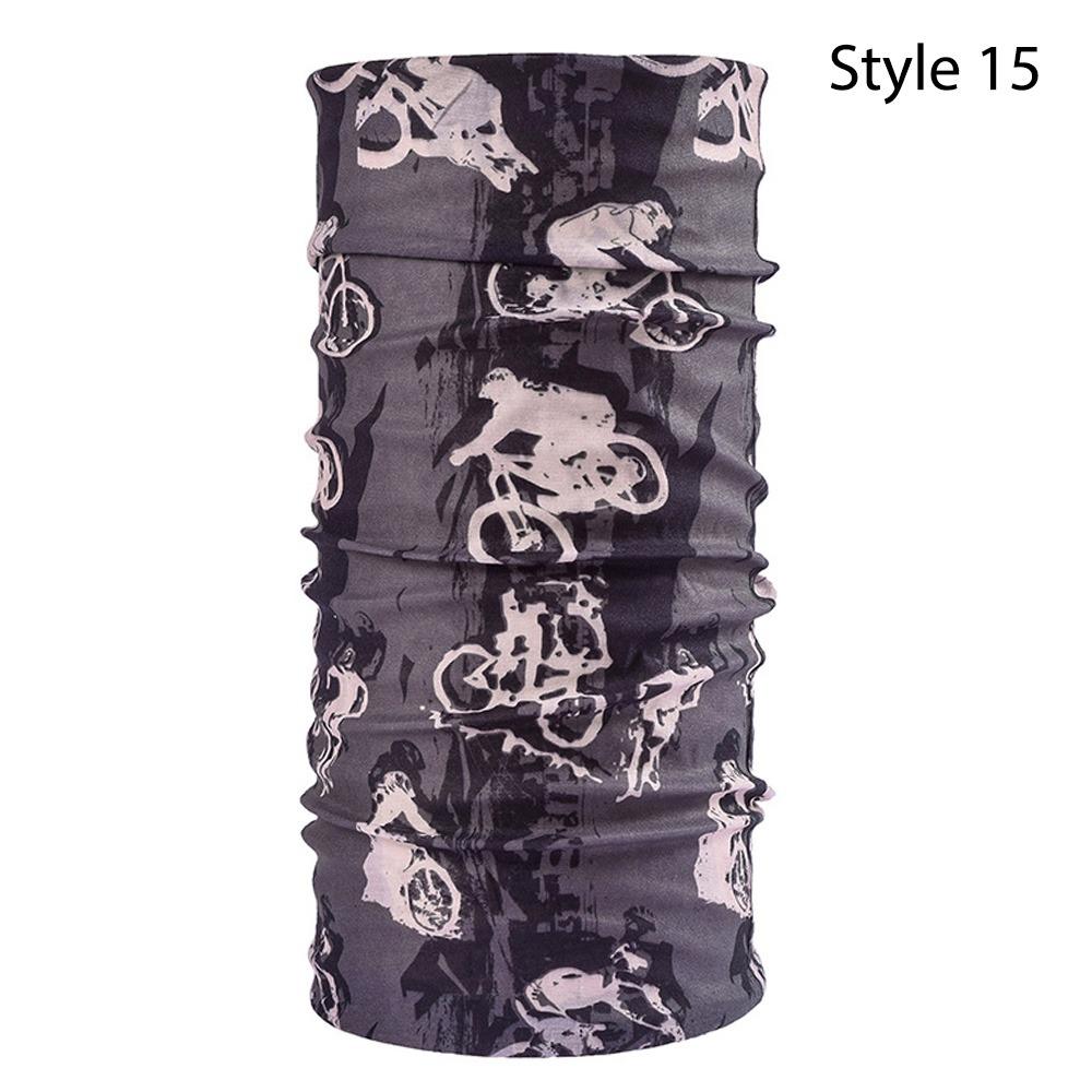 Neck Sun Protection Riding Mask Printed Scarf Cycling Scarf Summer Climbing Hiking Scarf Hiking