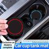 Car Coaster 1pcs Water Absorbable Car Cup Holder Coaster Mats Car Interior Accessories For Women, Cup Coasters For Car, Vehicles, Home Desk