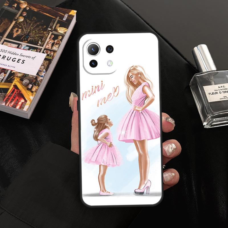 Мама Дочь Девочка Сын Папа Чехол Для Xiaomi 14T 11T 12T 13T Pro 13 14 15 Ultra POCO X7 Pro X3 X5 X6 F5 F6 M6 Pro Обложка