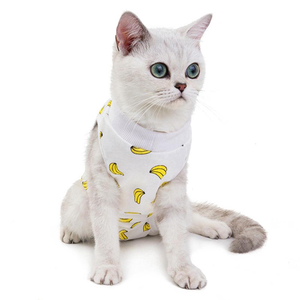 Licking After Surgery Wear Shirt Kittens Clothing Pet Supplies Cat Vest Recovery Suits Cat Clothes