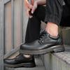 Thick Soled Men's Shoes Luxury Quality Genuine Leather Style Business Office Formal Party Classic Black Brown Shoes Hot Quality
