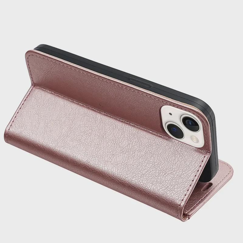 Многофункциональный чехол-кошелек для Samsung S25/S24: Кожа, отделения для карт и функция A16 Flip