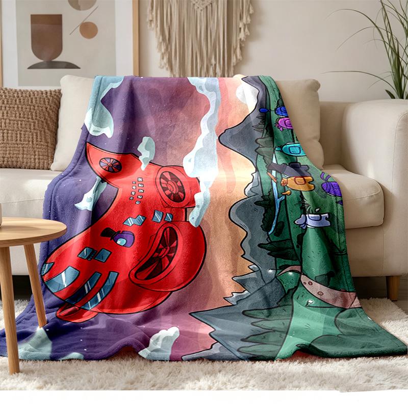 Among Us Soft and comfortable flannel Suitable for sofas living rooms outdoor camping travel and also makes a great anniversary gift
