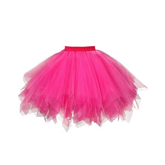 Женская тюлевая юбка с высокой талией, однотонная танцевальная одежда, нижняя юбка, многослойная вечерняя балетная юбка, уличная одежда