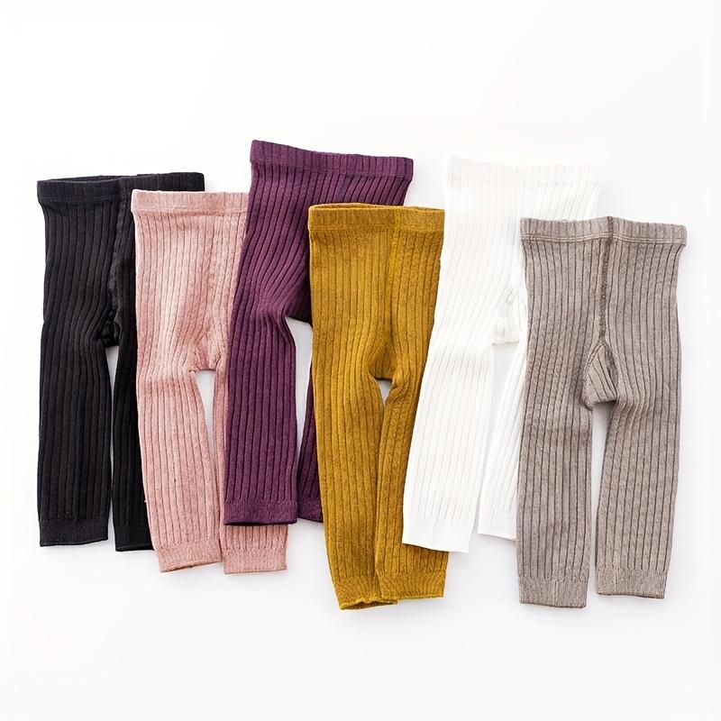 1 пара теплых детских штанов, удобный универсальный детский комбинезон, носки, вязаное термобелье с 9 точками для девочек, детские колготки