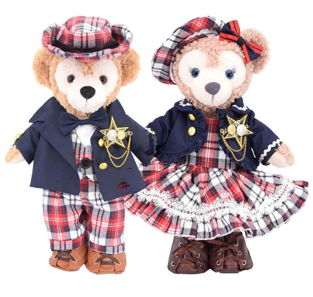 Заказ почтой одежды для плюшевого мишки Элис Даффи костюм темно-синего цвета для выхода в свет без тела для размера S