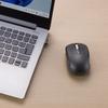 Беспроводная Bluetooth-мышь Sanwa Supply Silent 5, совместимая, кнопки, перезаряжаемая, кнопки, маленькая, черная, MA-WBBS519BK