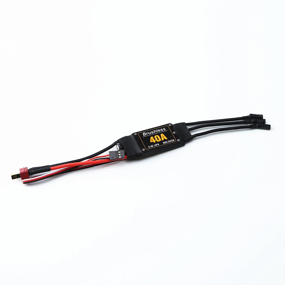40A Brushless Motor ESC with 3.5mm Plugs Electric Speed Controller DIY RC Toys Parts for RC Airplane Helicopter Drone