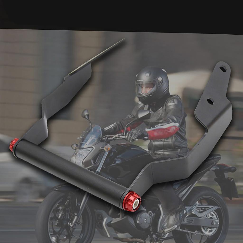Motorcycle GPS Navigation Bracket Mounting Adapter Holder Front Bar Stand Mobile Phone GPS Holder Replacement for