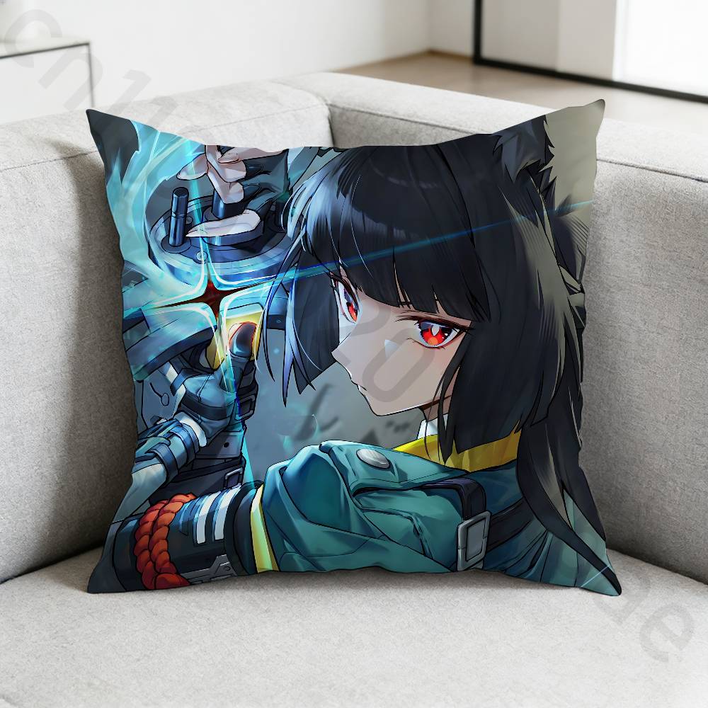 HHoshimi MMiyabi Pillow Case Sofa Living Room Bedroom Headboard Backrest Cushion Square Cushion Nap Time
