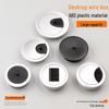 Round Plastic Cable Grommet Hole Cover for Office Desk - Sizes 50/60/65/80 Mm