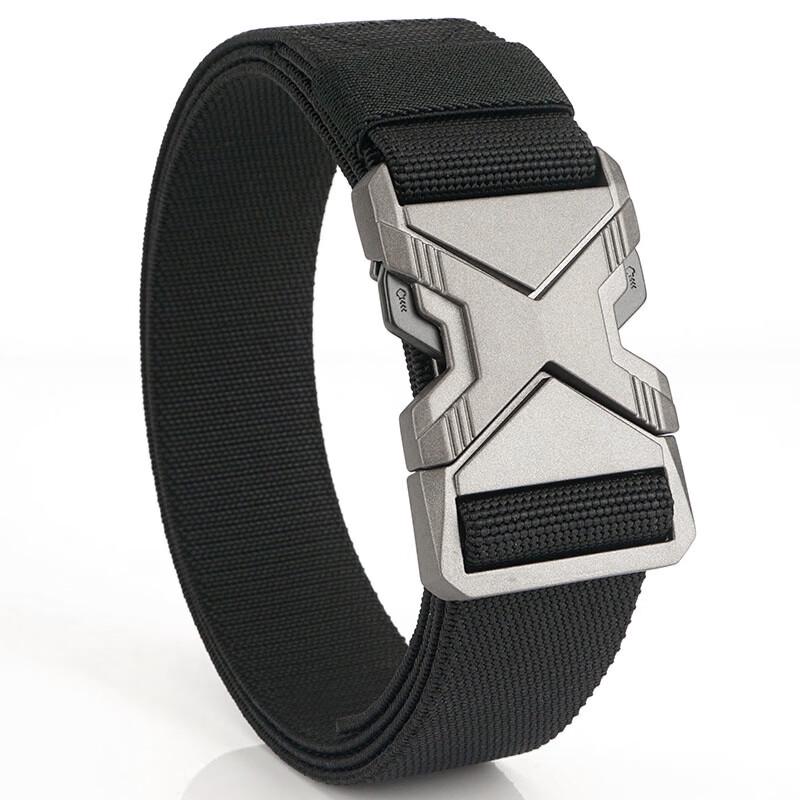 Aowei Men's Outdoor Tactical Elastic Nylon Belt