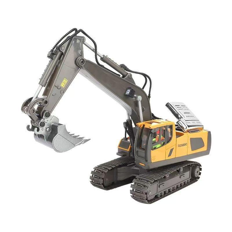 Alloy Remote-Controlled Children'S Toy Car Wireless Electric Simulation Excavator Excavator Boy Remote-Controlled Engineering Ve
