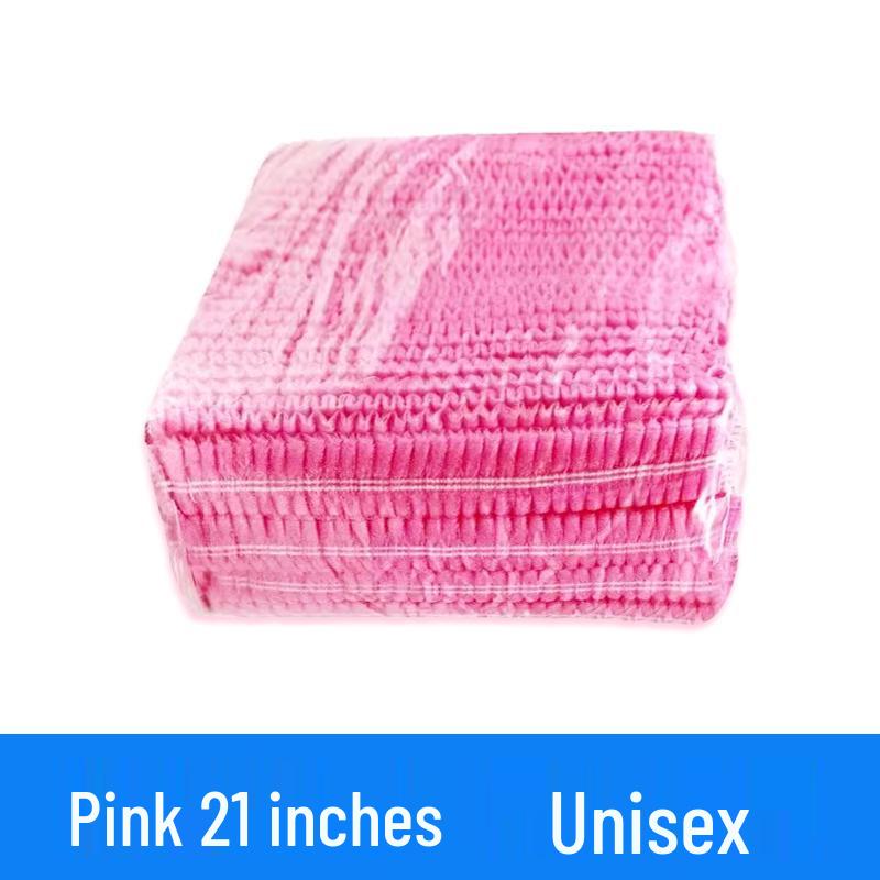 1000 шт. Одноразовые нетканые кухонные шапочки для головы - Дышащие, Пыленепроницаемые, Полосатые сетчатые шапочки