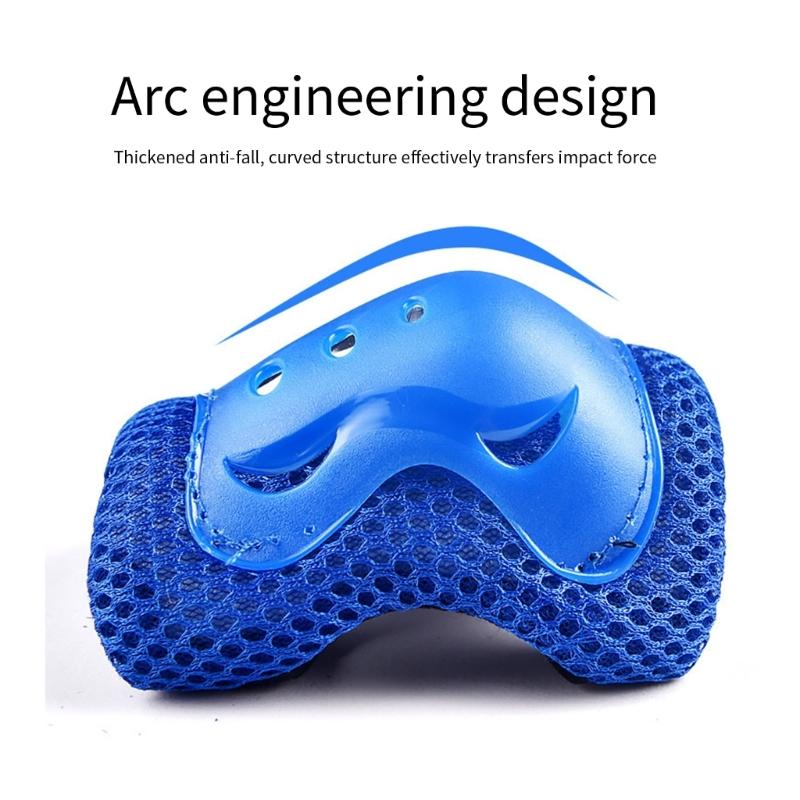 Teenager Gear Cycling Knee Pads Knee Pad Elbow Pads Sliding Board Kids Outdoor Wrist Guards Roller Skating Helmets Sets