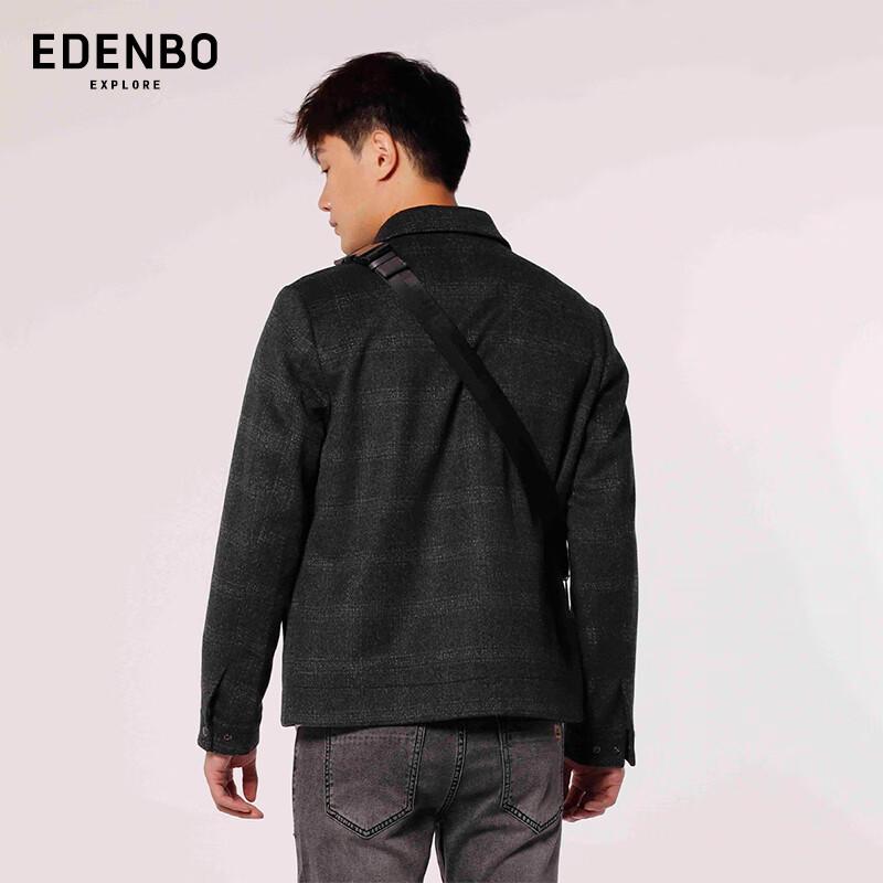 Мужская деловая повседневная куртка Edenbo из смесовой шерсти