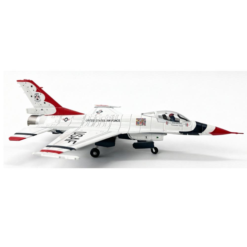 Масштаб 1/72 Американский F-16C Команда пилотажа «Громовые птицы» Металлическая модель Украшение