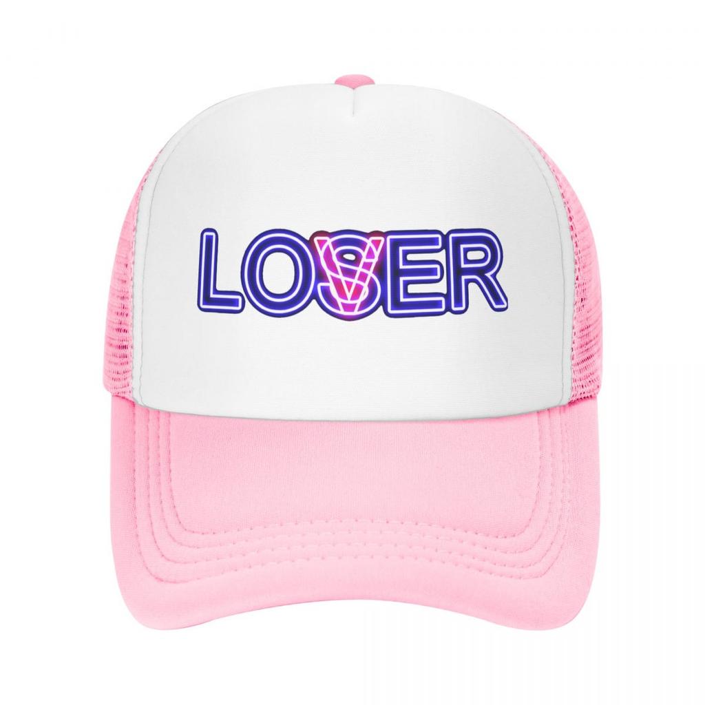 Бейсбольная кепка Lover Loser с неоновым рисунком на заказ, уличная регулируемая бейсболка унисекс WoUnisex, осенняя кепка Snapback