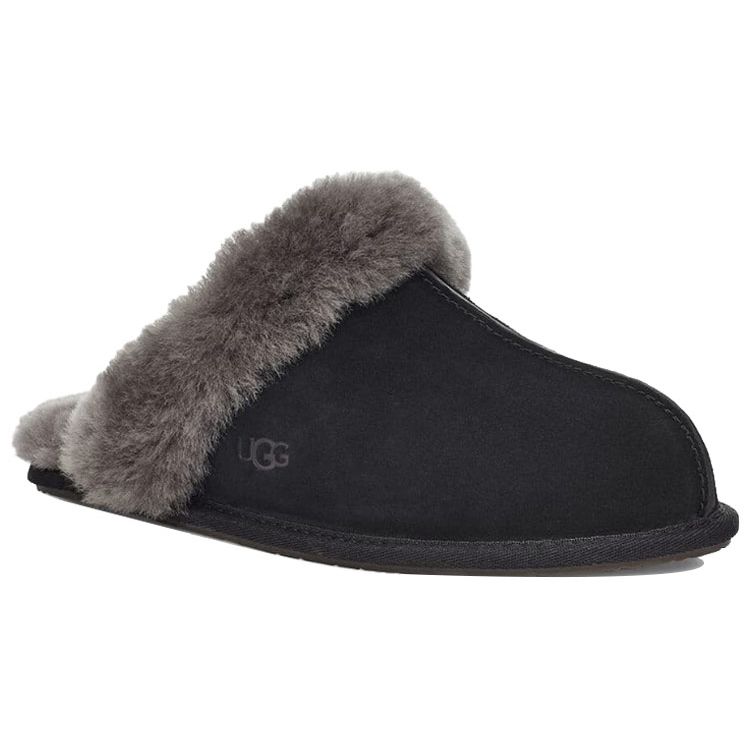 UGG Scuffette II Черно-серые женские кроссовки 1106872-BCGR