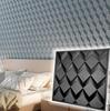 3D Wall Panel Mold for Gypsum, Plaster or Concrete Tile for Decorative Wall Panels 'Polygon'