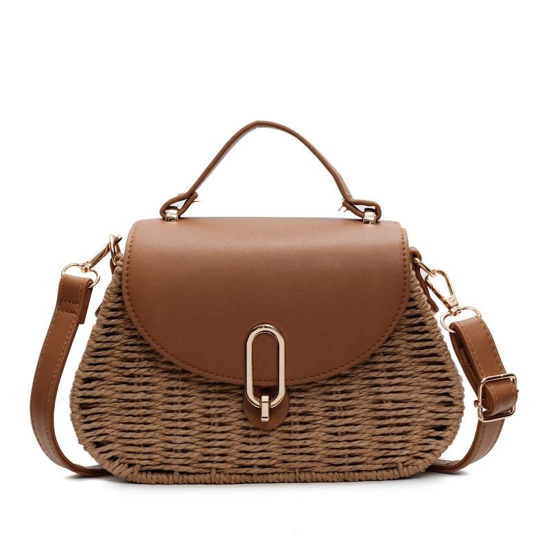 Mori Vintage Woven Bag Женская летняя модная сумка для отдыха на море Сумка через плечо