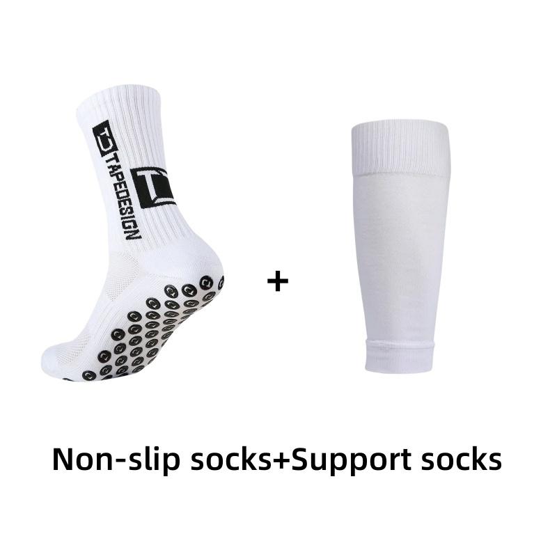 Non Slip Football Socks Mens Friction Gasket Tube Running Ice Snow Hiking Sports Over Knee Stockings Basketball Socks