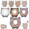 135-piece Morandi-colored Cat-shaped Puzzle Macaron Color Animal Cats Decorative Cut Cat Pieces