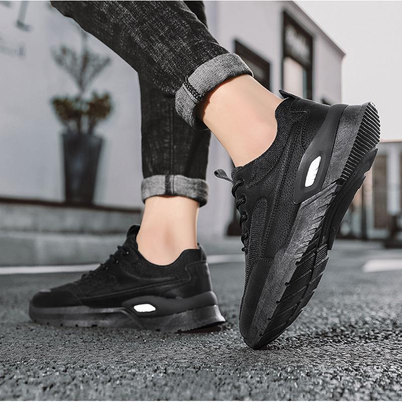 Oulylan Новая летняя мода Мужские кроссовки Весенние универсальные повседневные туфли Уличные беговые Увеличивающие платформу туфли для мужчин