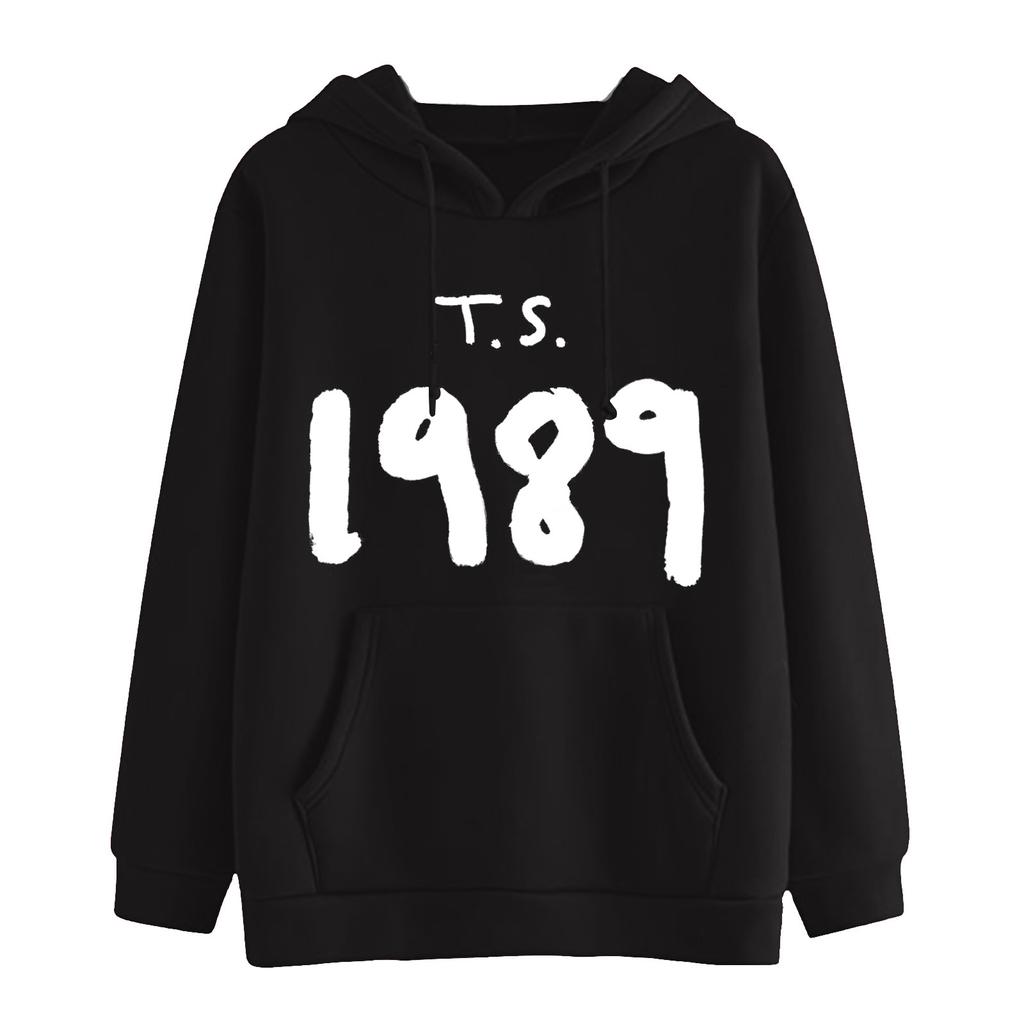 Модные женские повседневные пуловеры с длинными рукавами и капюшоном с принтом