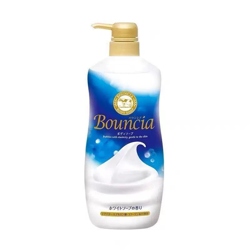 Японский гель для душа Cow Brand Milk & Rose 480 мл – Увлажняющая формула с обильной пеной