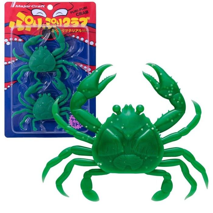 Major Craft Octopus Lure Puri Puri Tako Club Worm #005 Glow-in-the-Dark