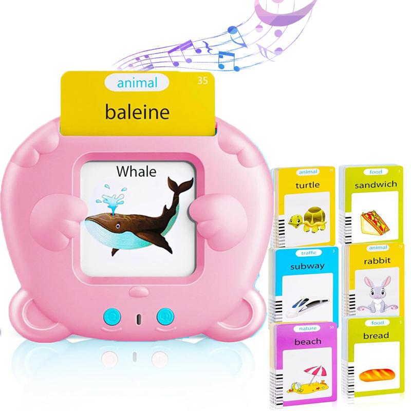 Развивающая машина для малышей Говорящие карточки Книги для детей 1-3 лет Игрушка Монтессори Дошкольные развивающие игрушки для малыша