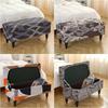 Geometric Storage Ottoman Cover Stretch FootStool Cover Folding Chair Slipcovers for Living Room Furniture Protector