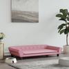 Dog Bed - VIDAXL - 100x50x21 Cm - Velvet - Pink - Indoor