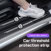 Car Door Sill Sticker Carbon Fiber Threshold Side Anti Scratch Tape for Volvo RDESIGN S60 S90 XC40 XC60 XC90 AWD Car Accessories