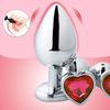 3PCS S/M/L Metal Anal Plug Butt Plug Sex Toy Butt Toy for Women Men Couples Adult Game Masturbator Anal Diamond Sex Shop 18+