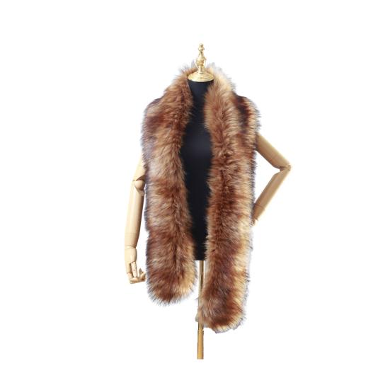 Шарф из искусственного меха, однотонный, утолщенный, теплый, длинный шарф из ткани, ветрозащитный, устойчивый к холоду, уютный зимний шарф для отдыха на открытом воздухе