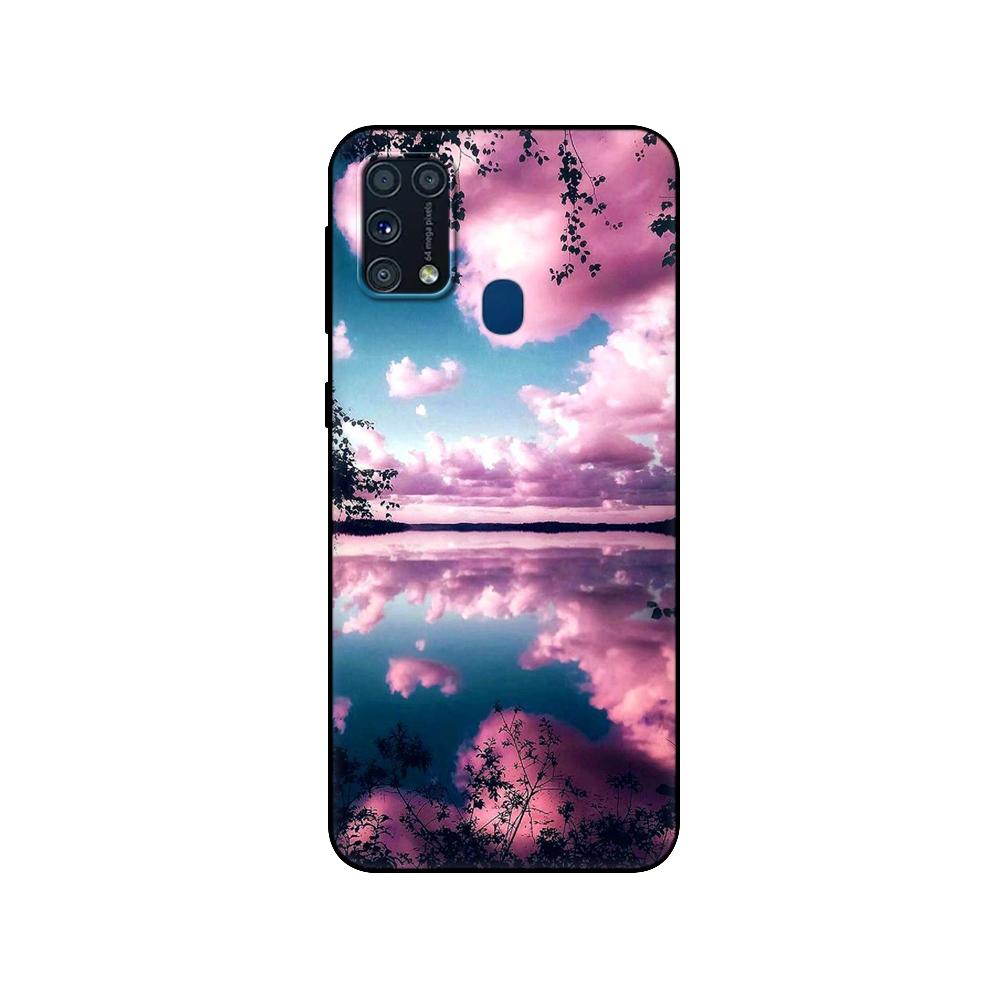 Чехол для Samsung Galaxy M31, задняя крышка для Samsung M31, 4G, чехол для телефона GalaxyM31 M 31 m315, силиконовый черный чехол из ТПУ
