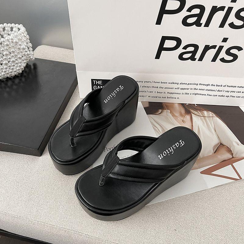 Stylish Summer Platform Wedge Sandals For Women With Thick Sole And Casual Design