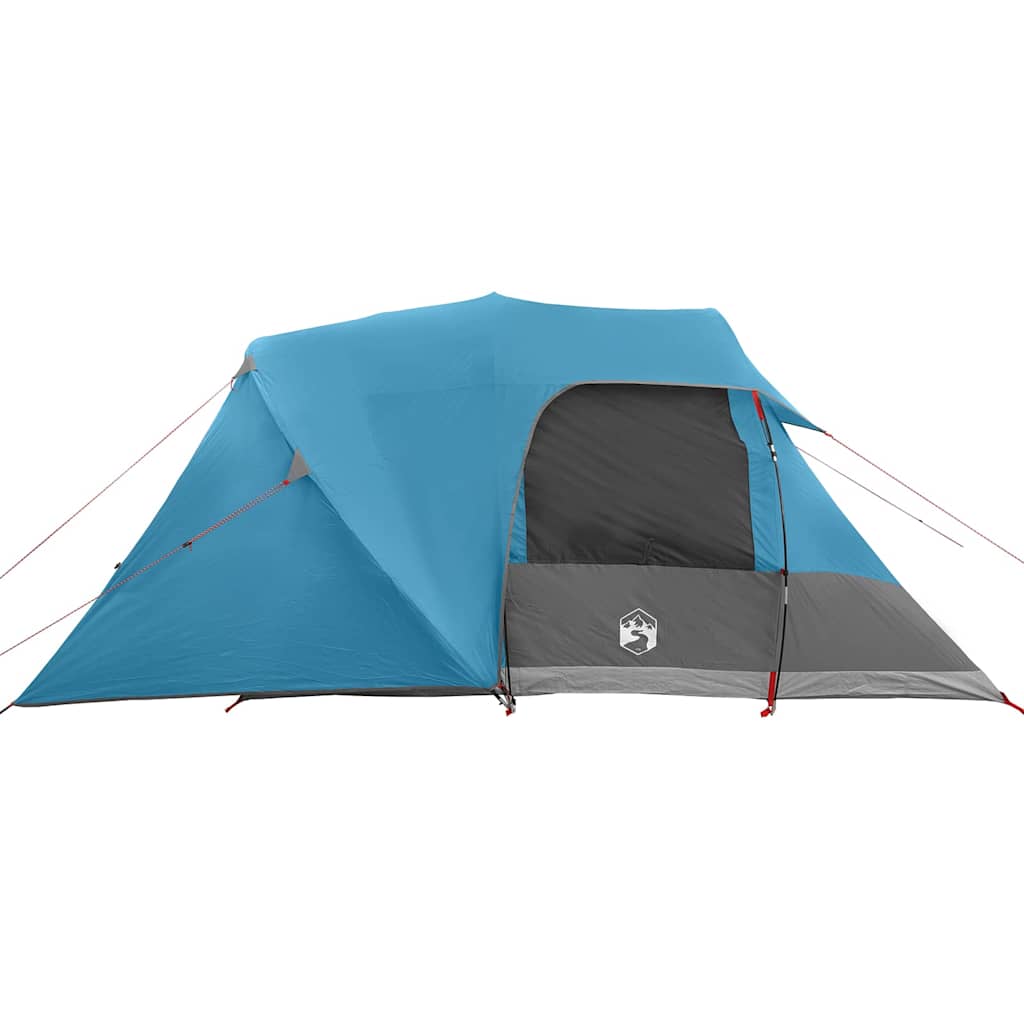 4 Person Dome Tent with Blue Roof 455 x 252 x 178 cm