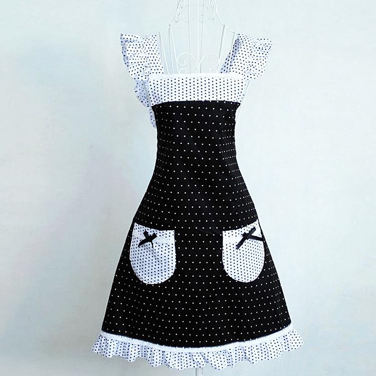 Модный женский кружевной фартук Модный кухонный фартук с защитой от загрязнения и маслостойкий фартук