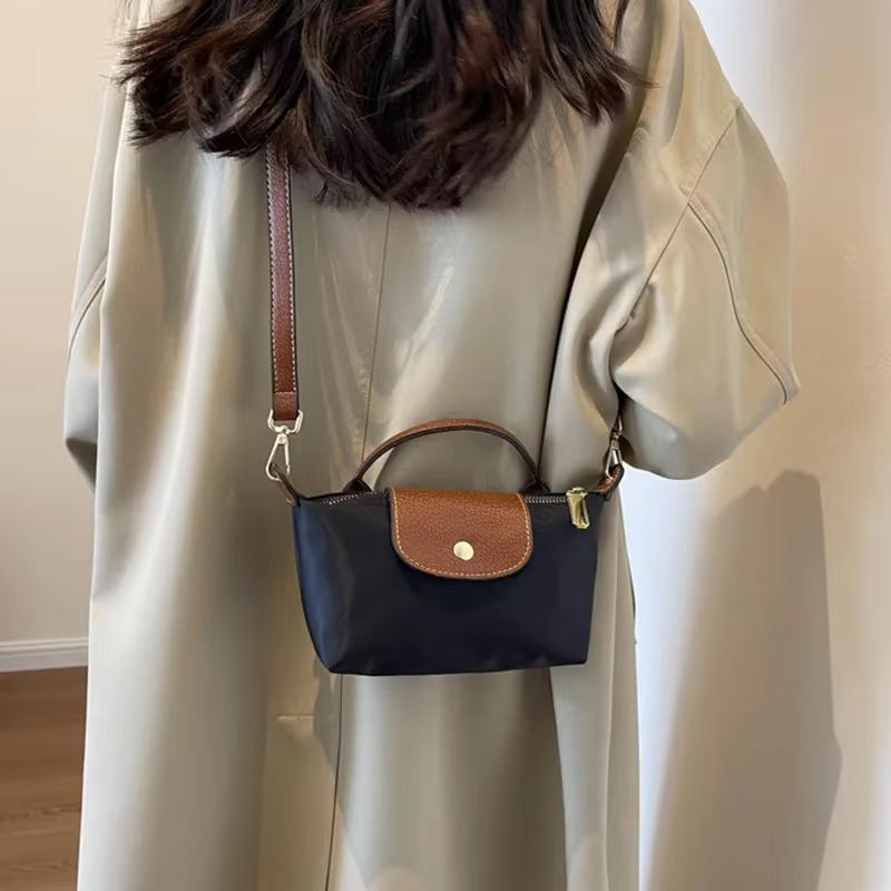 2025 Мини-сумка-пельмень для женщин из нейлоновой ткани, модная сумка через плечо для мобильного телефона для женщин