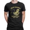 Мужские футболки Jack Hanma Baki the Grappler  Одежда из чистого хлопка Безумные футболки с коротким рукавом и круглым вырезом 4XL 5XL Футболка