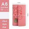 Retro Style Creative Hand Book A6 Spiral Ring Binder Leather Notepad Small Notebook