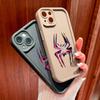 For iPhone 16 15 14 13 12 11 Pro Max XS Max XR X SE 8 7 Soft Silicone Sunset Colorful Spider Pattern Full Lens Protect Phone Case