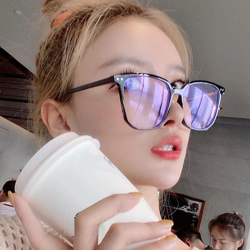 Прозрачная оправа для компьютерных очков для женщин и мужчин, квадратные очки с анти-синим светом, блокирующие очки, оптические очки для очков