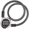 BRIDGESTONE Push-Pon Lock Bicycle Key Wire Lock Button Type Black
