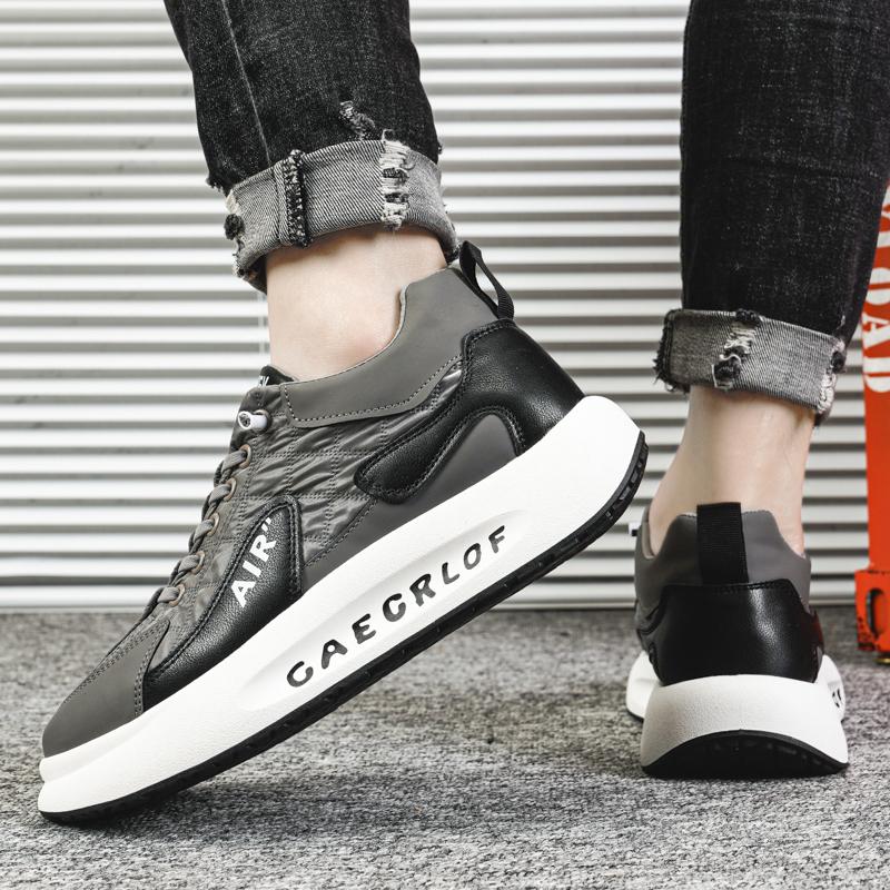 Мужская обувь Кроссовки Мужская мужская повседневная обувь Tenis Роскошные кожаные туфли Гоночная дышащая обувь Модные лоферы Кроссовки на плоской подошве для мужчин